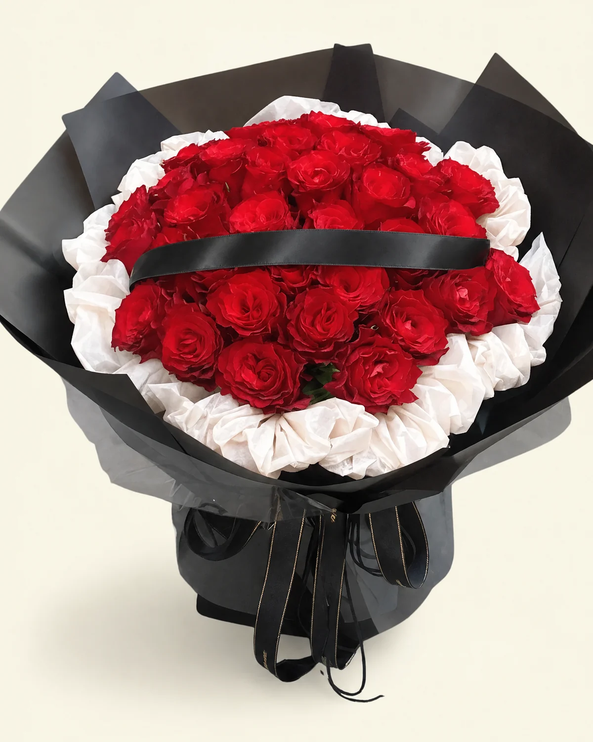 33枝紅玫瑰花束 — 紅玫瑰33枝