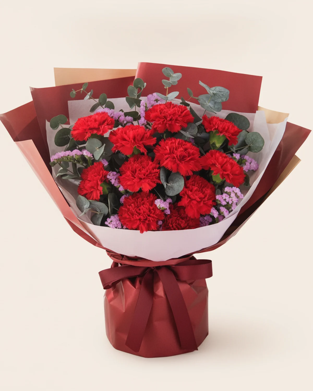 紅康乃馨花束，Y. Florist 母親節花束分類圖片