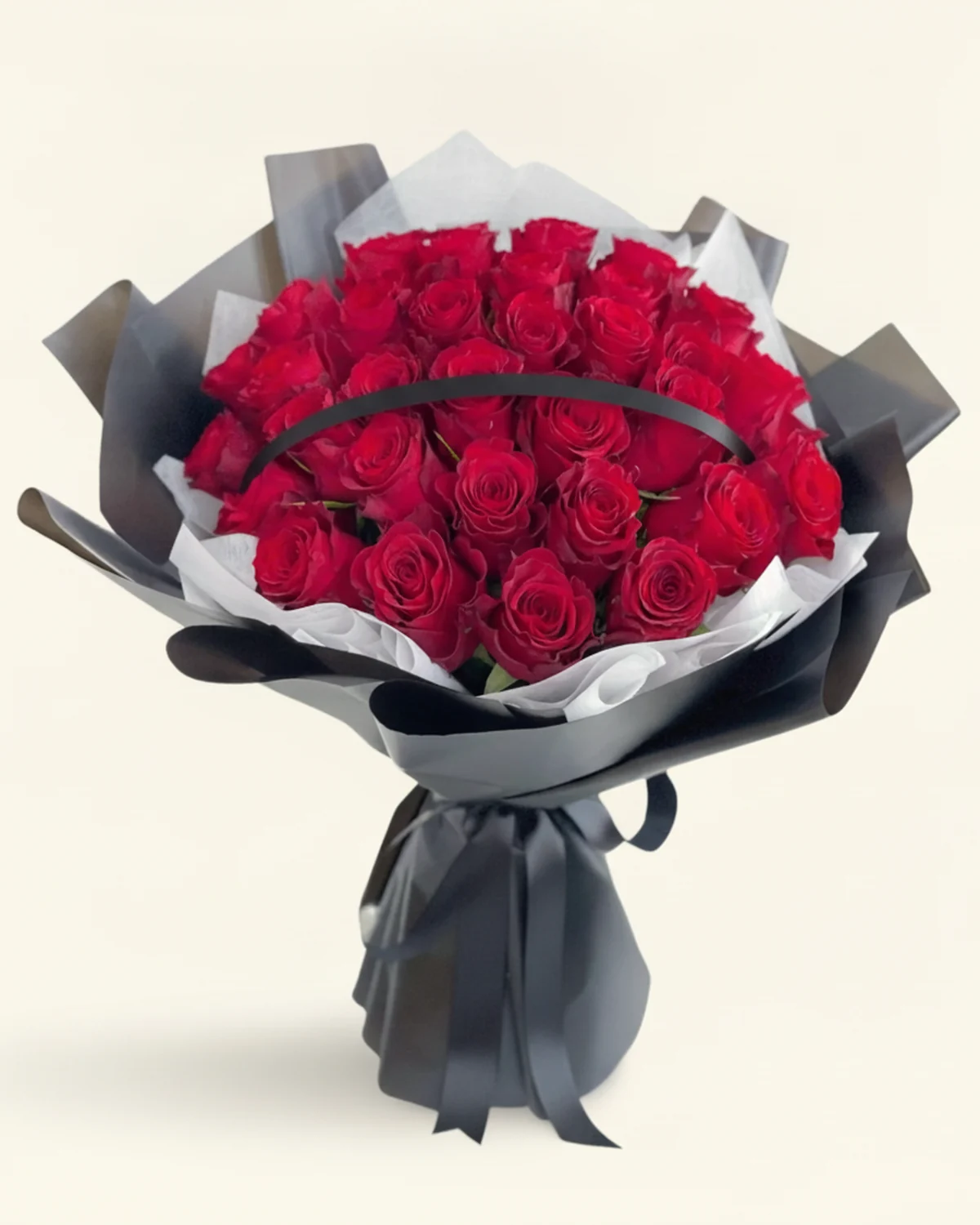 Forty Roses of Affection — Red roses, 40 stems