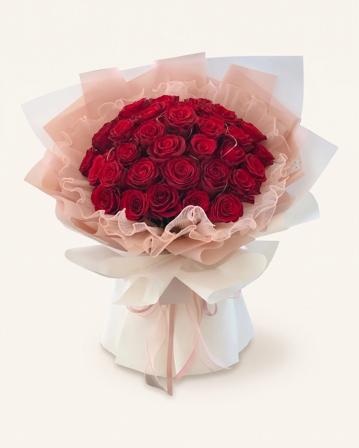 Pledge of Love — 33 Roses — Red roses, 33 stems