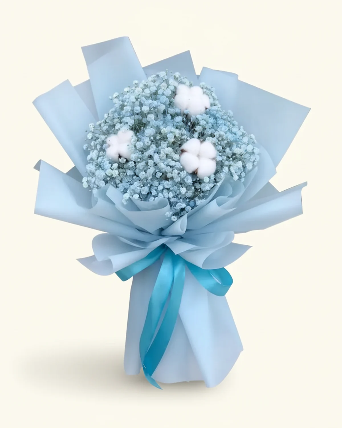 Cloud Petal Kiss — Baby's breath, Kapok flowers